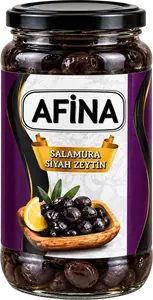 Salamura Siyah Zeytin, 1 kg kavanoz